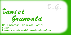 daniel grunvald business card