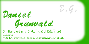 daniel grunvald business card